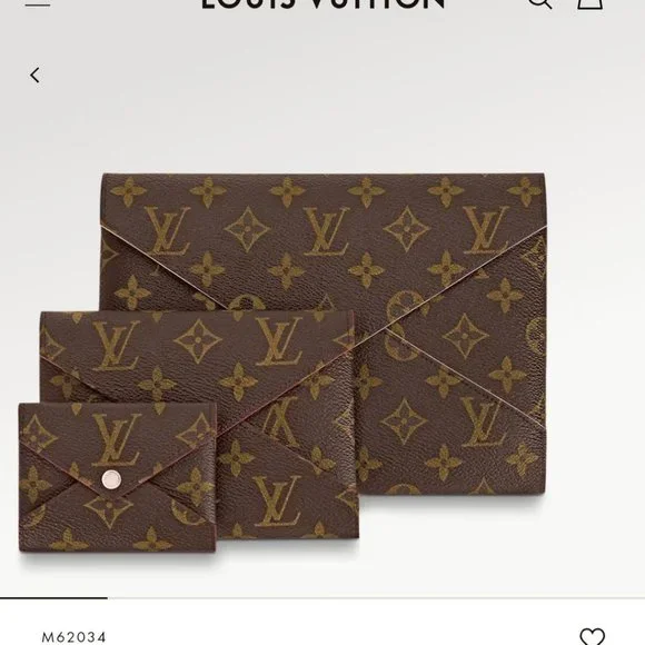 Authentic Louis Vuitton Kirigami Pochette 3pc set w/ 3 Inserts & 2 purse straps - Picture 3 of 4